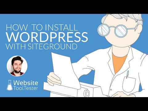 siteground install wordpress TEXT