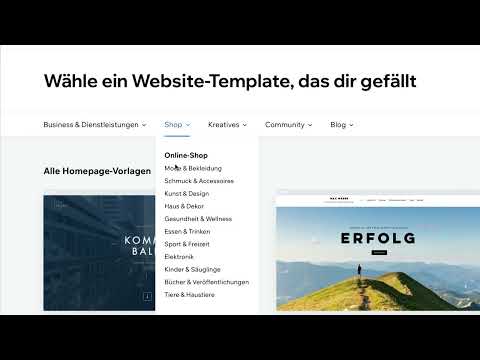 Wix Testbericht: Designs