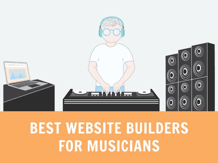 best website builder for musicians