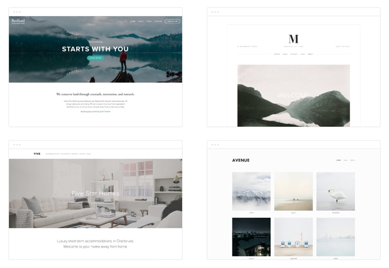 squarespace designs