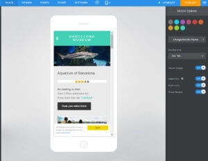 Weebly Review Mobile View