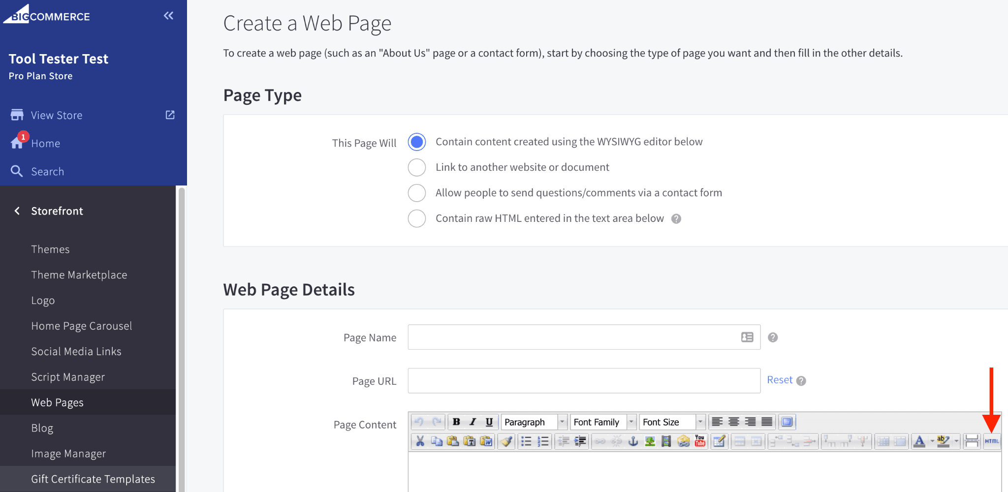 Adding schema microdata to BigCommerce Static Pages