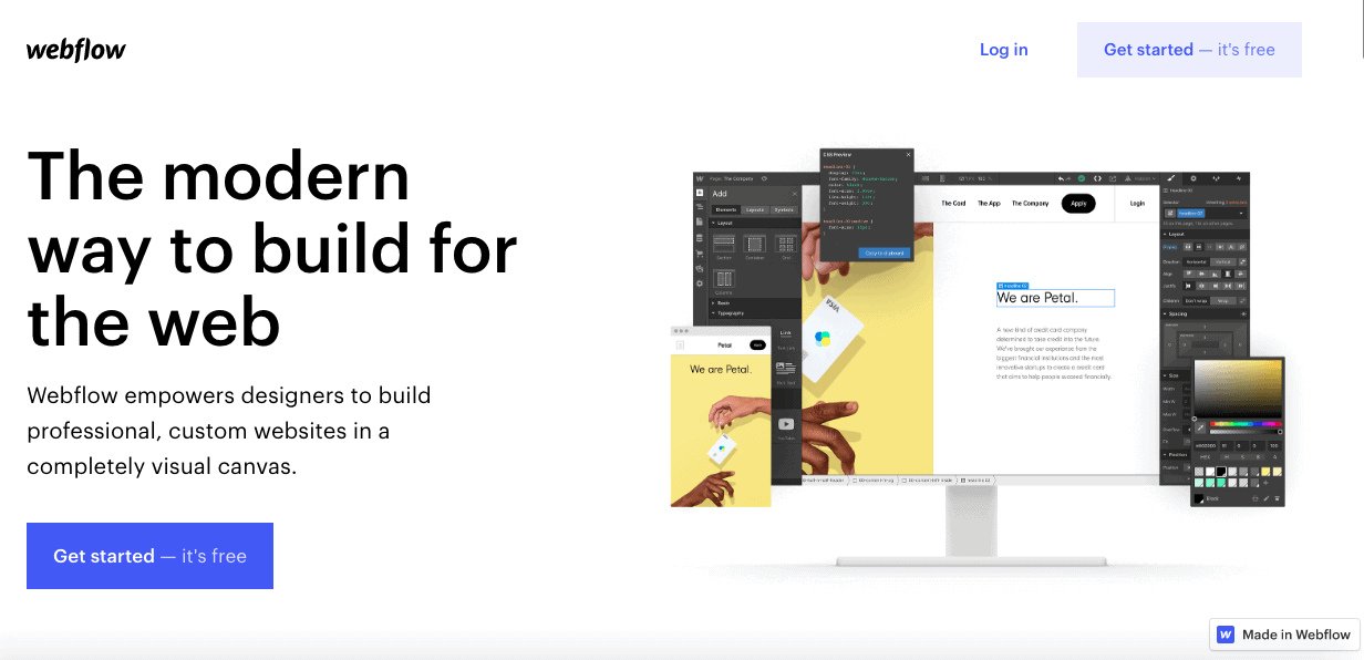 Webflow Landing Page