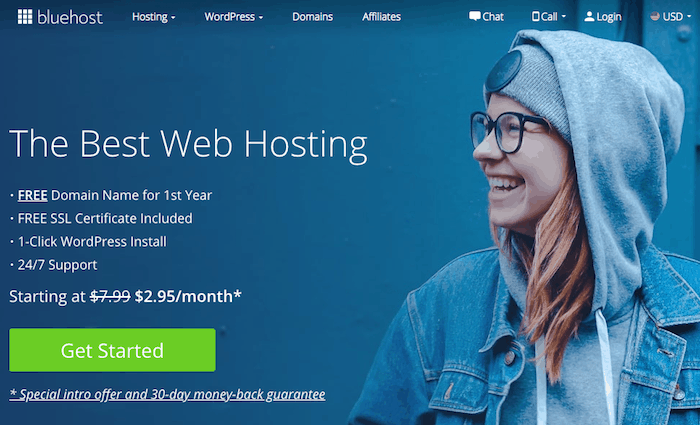 Bluehost web hosting