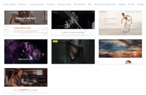 creer un site d'artiste webnode