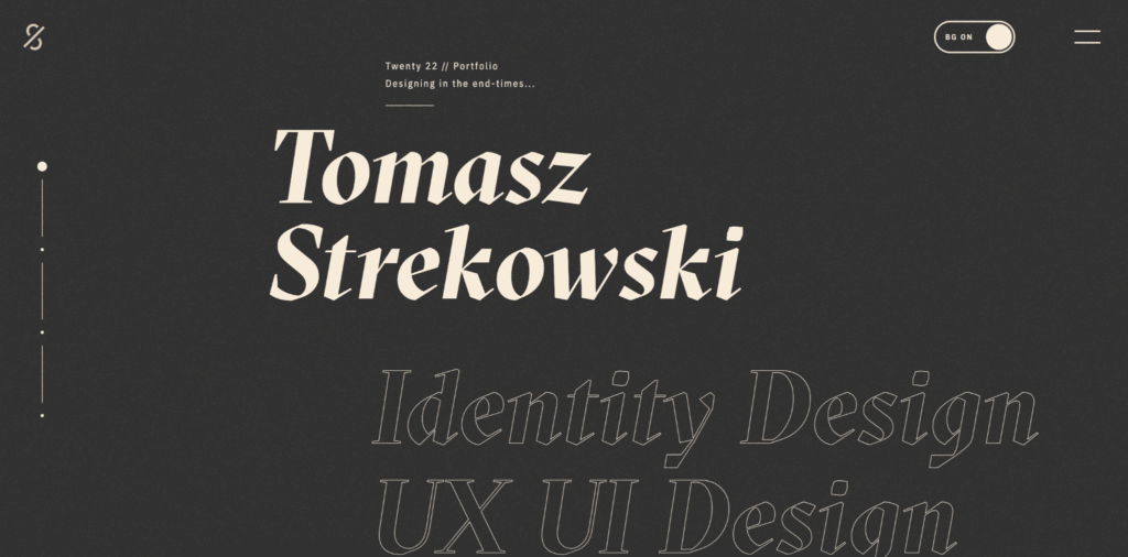 portfolio webflow Tomasz Strekowski