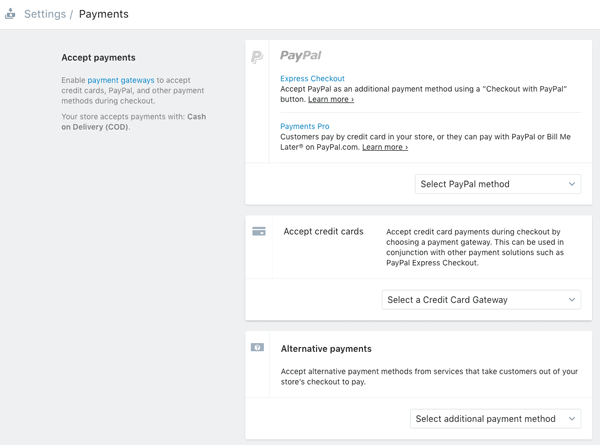 shopify payments