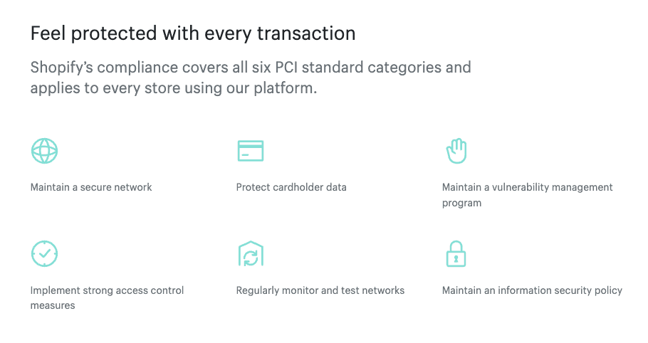 shopify pci standards