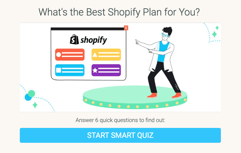 shopify pricing quiz