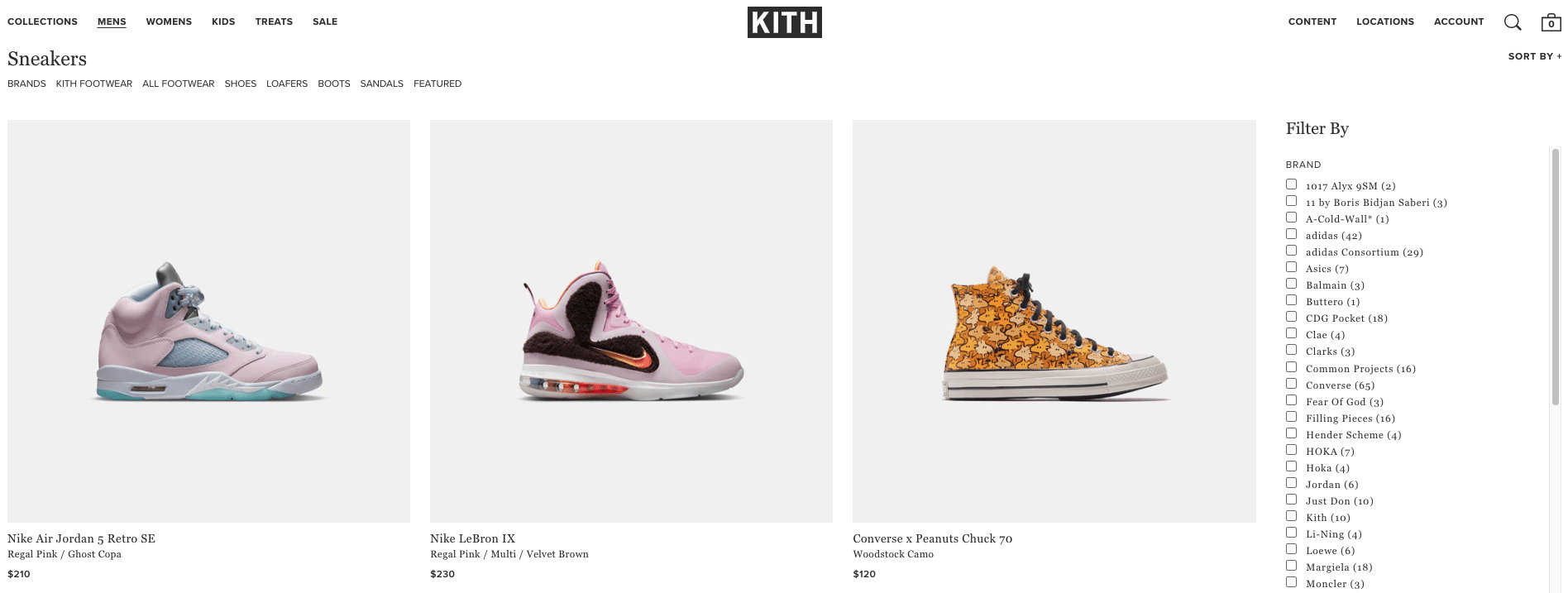 shopify store kith europe