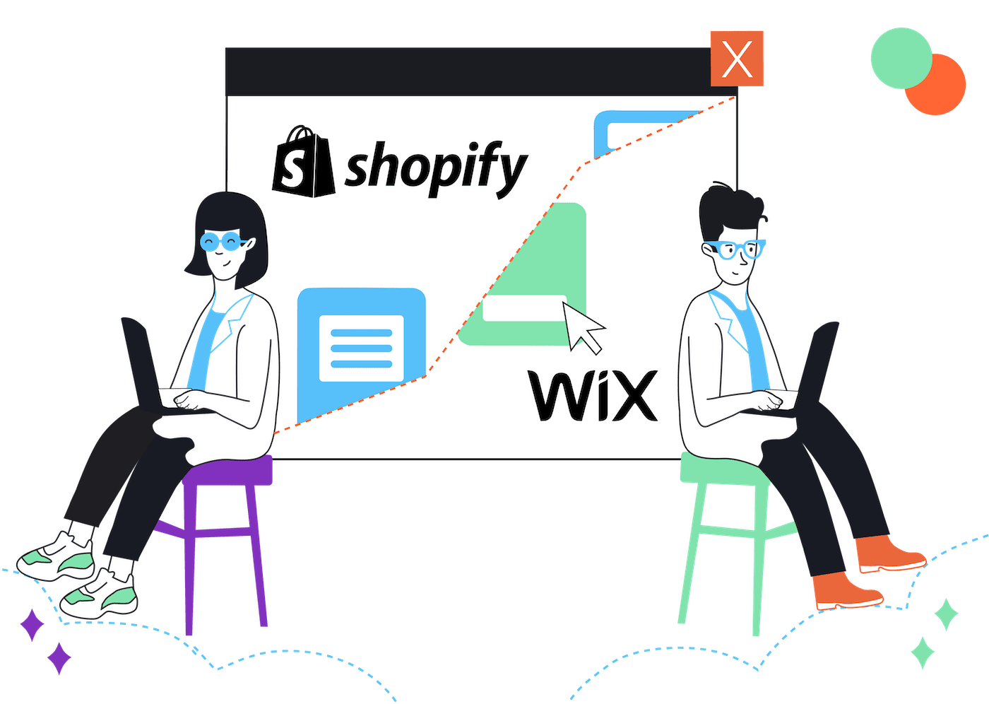 shopify vs wix