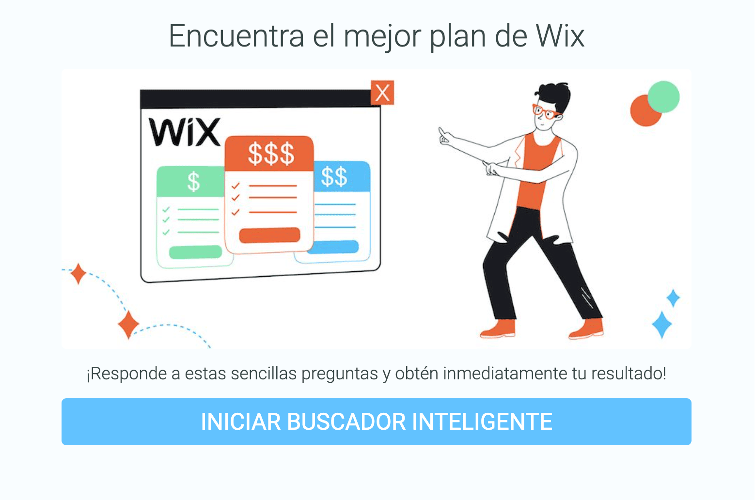 wix pricing quiz