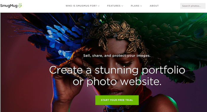 smugmug online portfolio builder