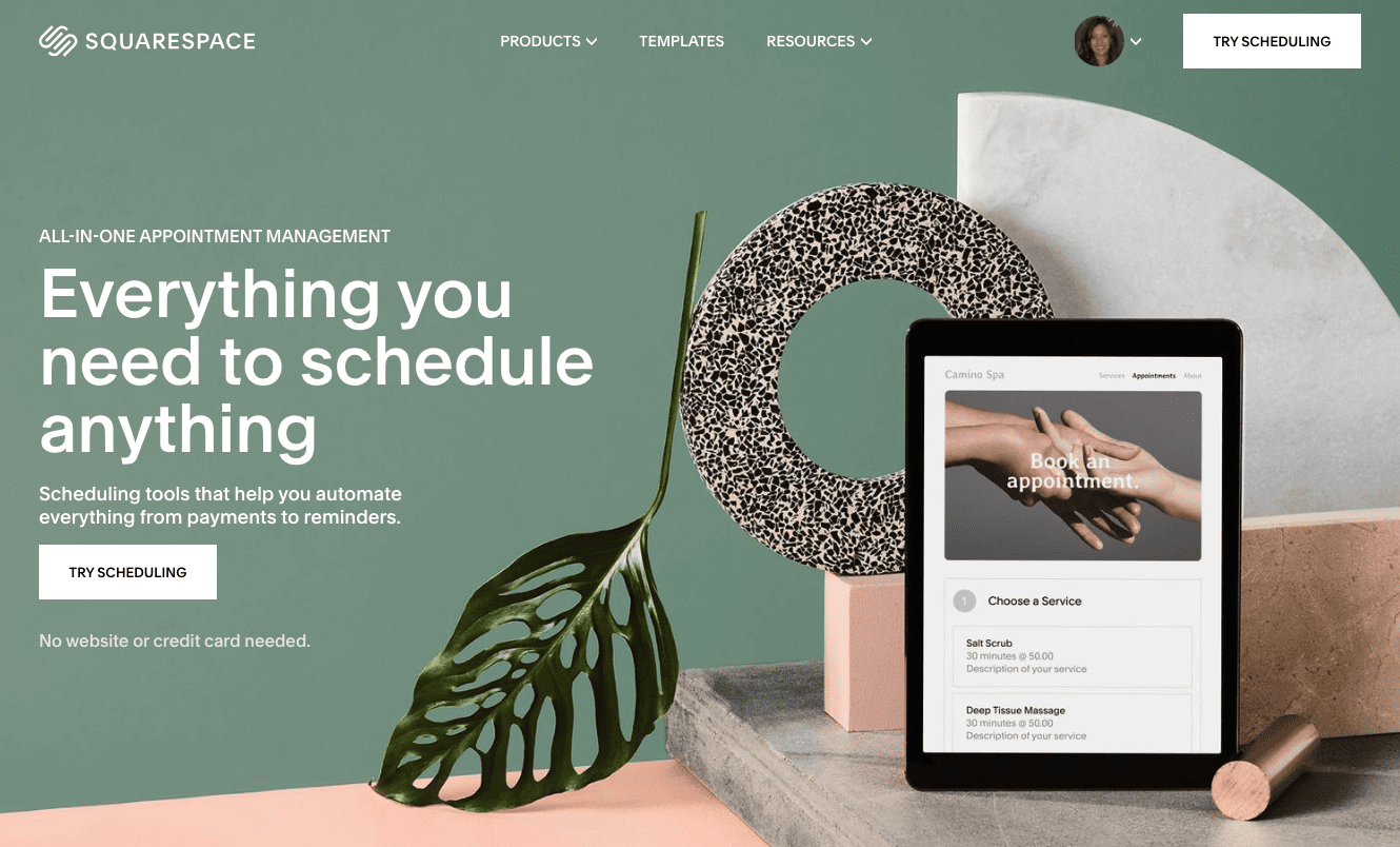 squarespace scheduling