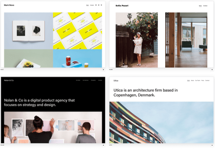 Squarespace templates 7.1