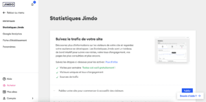 statistiques jimdo