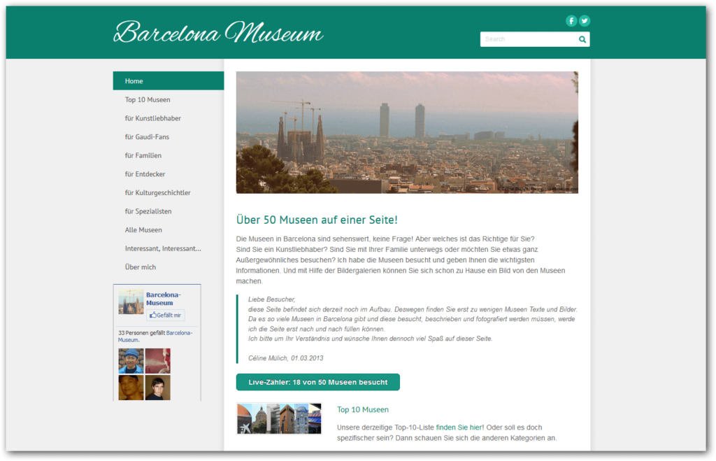 Weebly Barcelona Museum