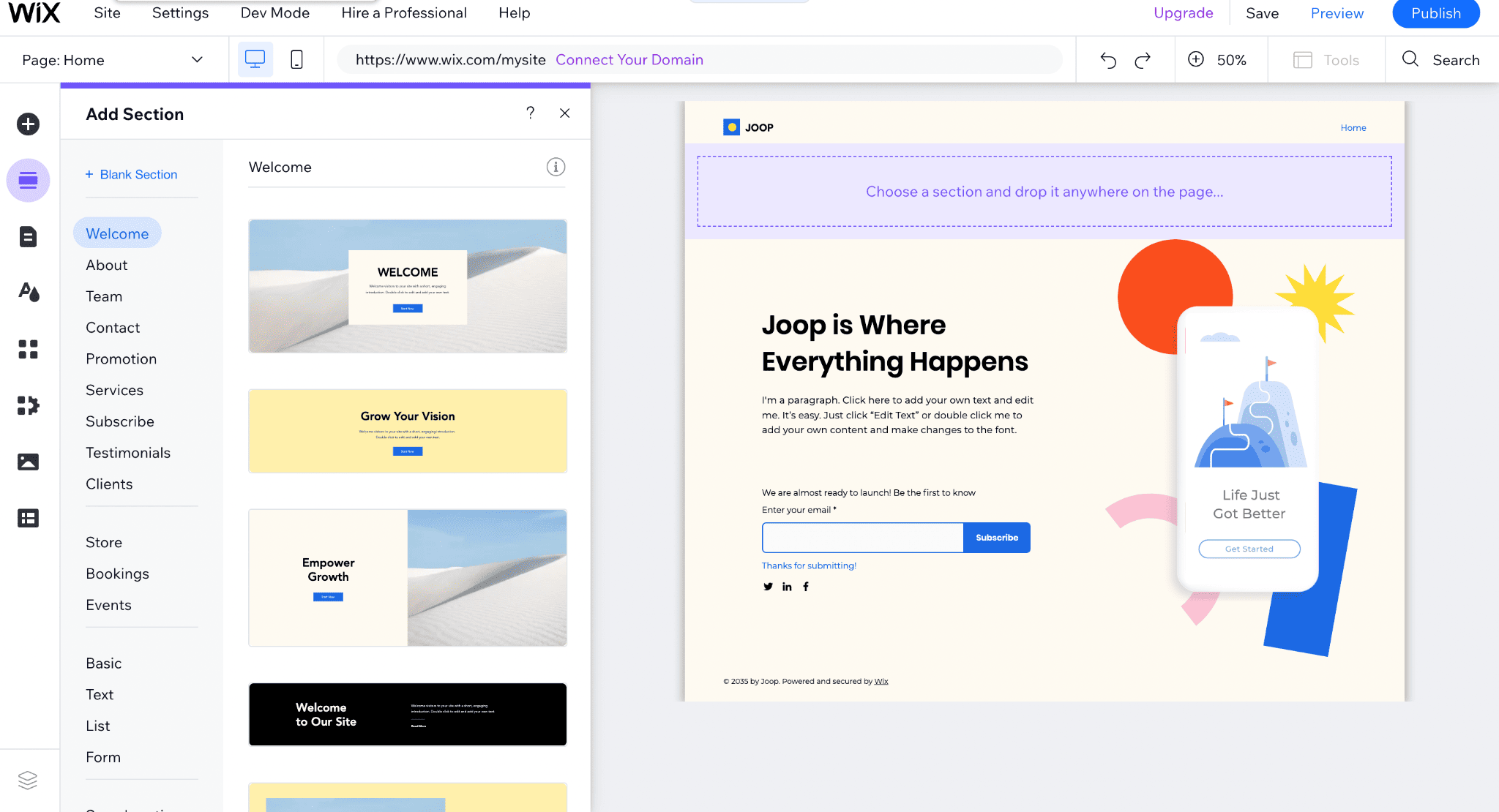 wix editor