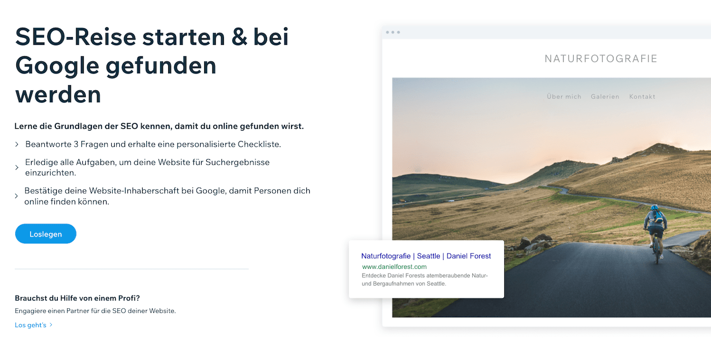 wix seo hilfe