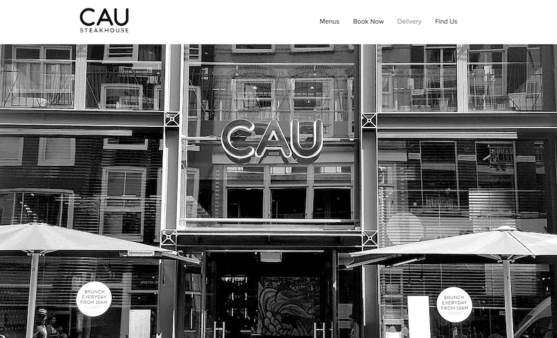 wix website examples - cau