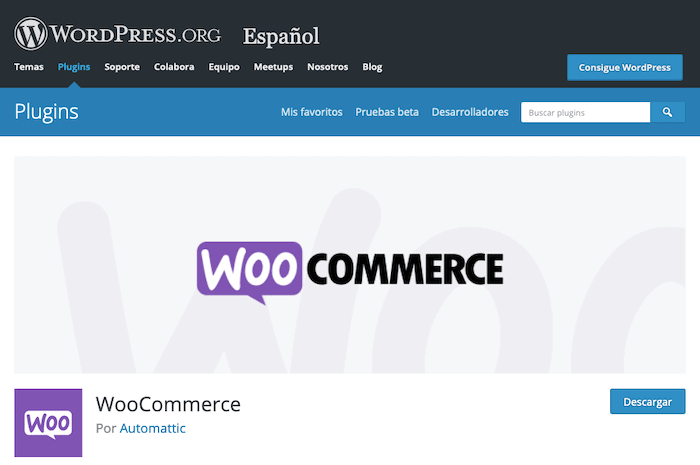 Woocommerce plugin