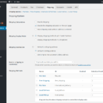 WooCommerce Shipping Settings