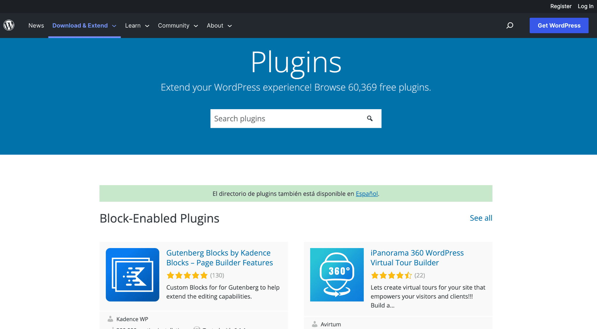 WordPress plugins